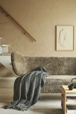 Silkeborg Uldspinderi Uderum|Plaider Og Tæpper > Askø Plaid 140x240 cm, Mørkegrå