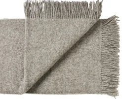 Samsø Plaid 140x240 cm, Nordic Grey Uderum|Plaider Og Tæpper