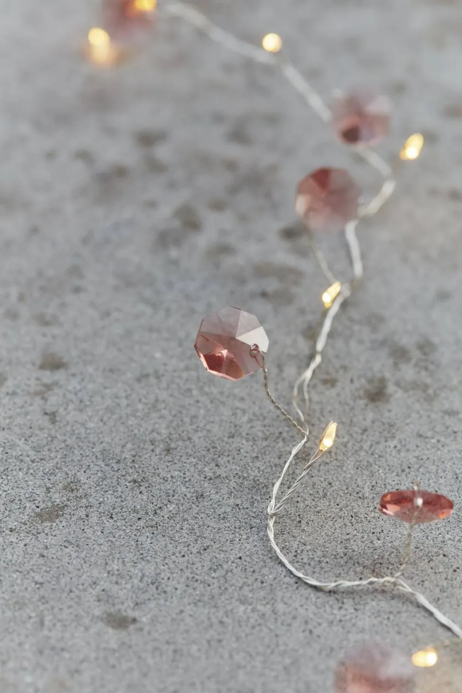 Online Sirius Anita Lyskæde Brilliant 20 LED 1,05 m, Rose
