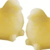 Discount Erica Lysdekoration Spurv LED 2 stk. H6,7 cm, Pale Yellow Stearinlys|Led Stearinlys