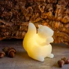 Sirius Stearinlys|Led Stearinlys > Evelyn Lysdekoration Egern 2 stk. H9 cm, Hvid