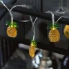 Sirius Lulu Lyskæde Ananas 10 LED 1,35 m, Gul/Grøn