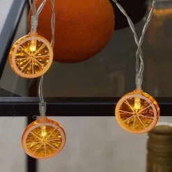 Sirius Indendørs Lyskæder > Lulu Lyskæde Appelsin 10 LED 1,35 m, Orange