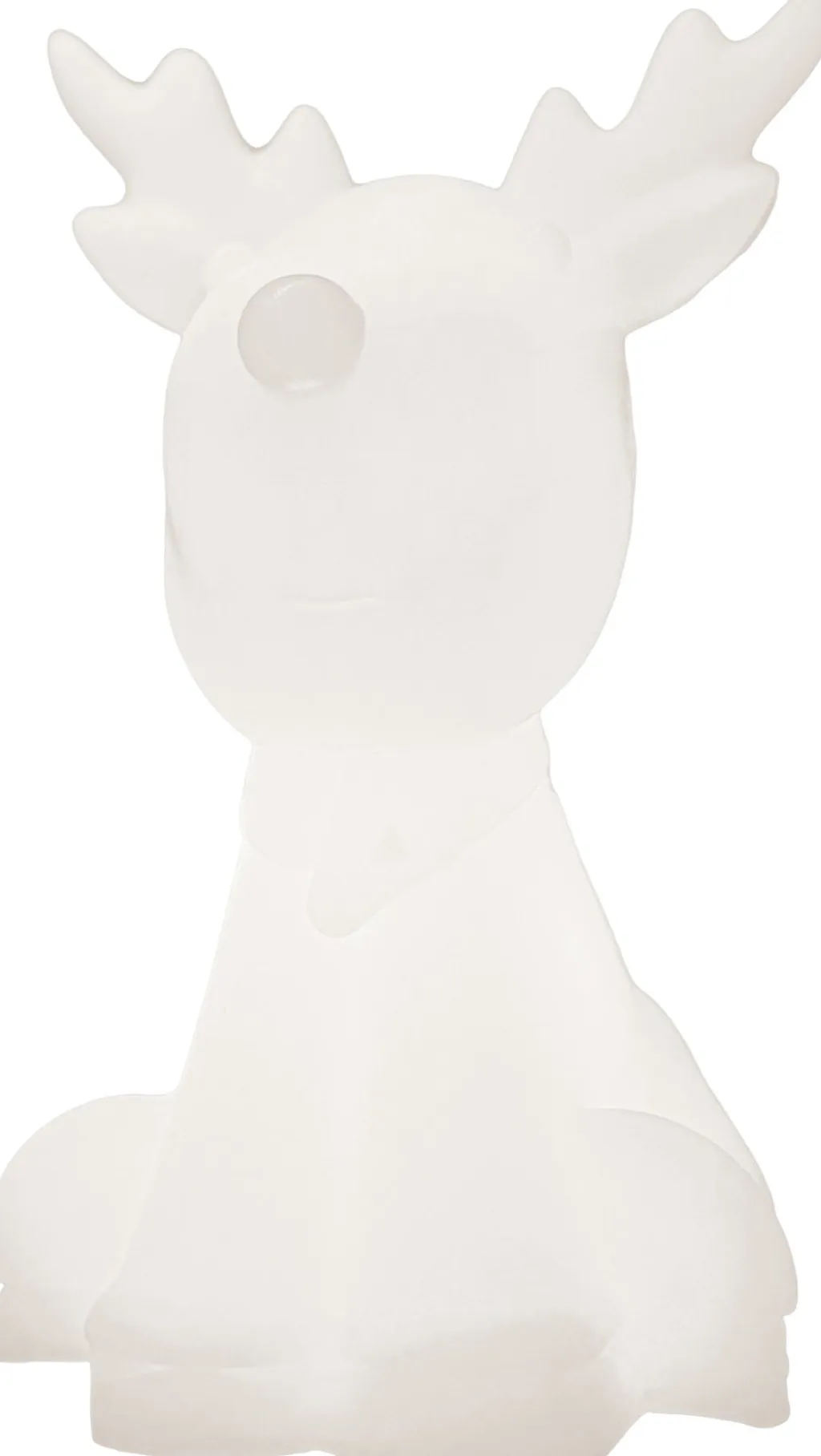 Sirius Stearinlys|Led Stearinlys > Naja Lysdekoration Rensdyr LED H, Hvid