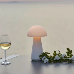 Sam Trådløs Bordlampe H29 cm, Mat Hvid Bordlamper|Trådløse Lamper