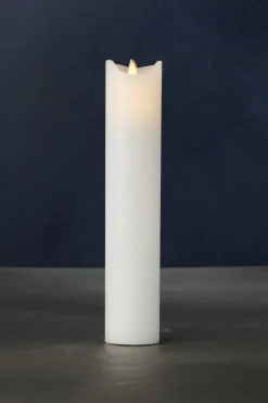 Sirius Stearinlys|Led Stearinlys > Sara Exclusive Bloklys LED H, Hvid