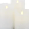 Sirius Stearinlys|Led Stearinlys > Sara Exclusive Bloklys LED 3 stk. Ø7,5 cm, Hvid