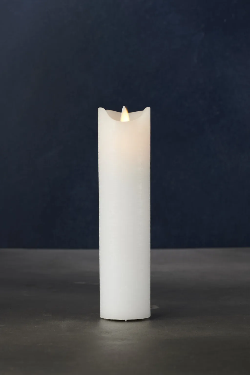 Sirius Stearinlys|Led Stearinlys > Sara Exclusive Bloklys LED H, Hvid