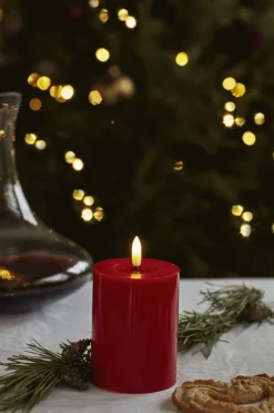 Sirius Stearinlys|Led Stearinlys > Sille Bloklys LED Ø7,5/H,