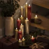 Sirius Stearinlys|Led Stearinlys > Sille Bloklys LED H20 cm, Rød