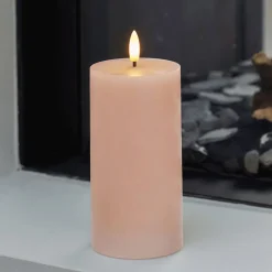 Online Sille Bloklys LED Ø7,5/H, Stearinlys|Led Stearinlys