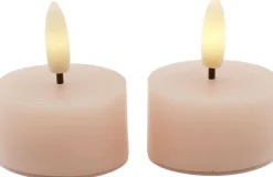 Sale Sille Fyrfadslys LED 2 stk. Ø4,5/H2,2 cm, Stearinlys|Led Stearinlys