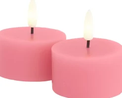 Clearance Sille Fyrfadslys LED 2 stk. Ø6/H3,4 cm, Stearinlys|Led Stearinlys