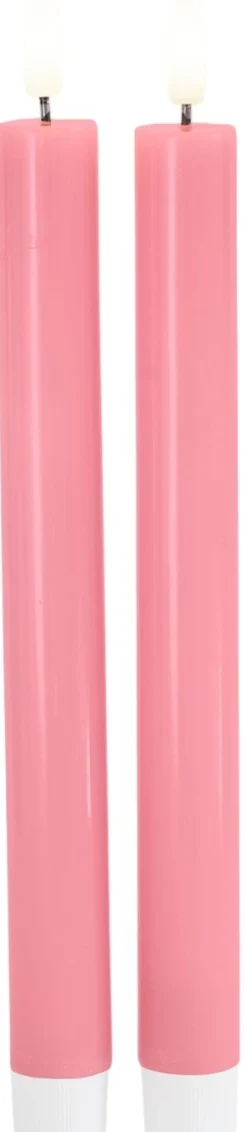 New Sille Kronelys LED 2 stk. Ø2/H25 cm, Stearinlys|Led Stearinlys