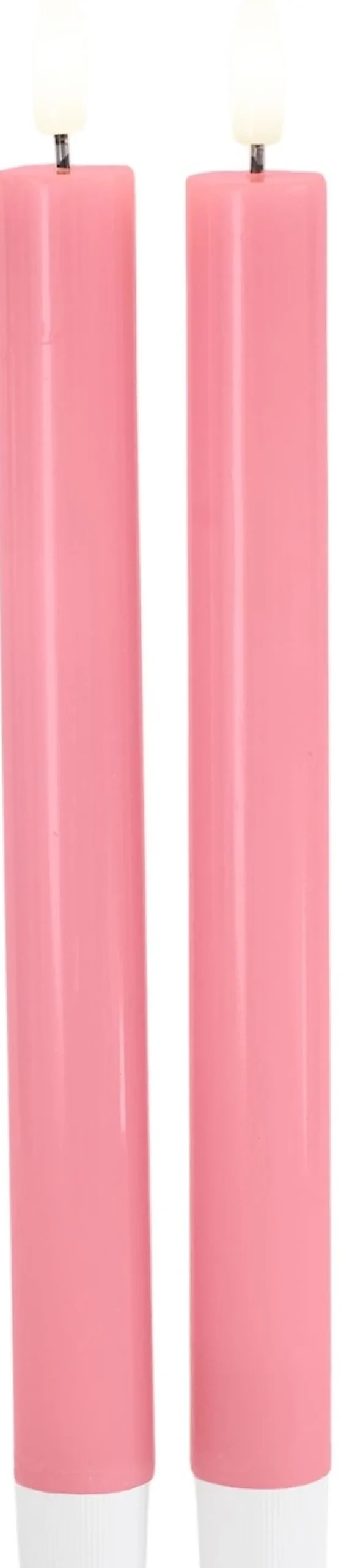 New Sille Kronelys LED 2 stk. Ø2/H25 cm, Stearinlys|Led Stearinlys