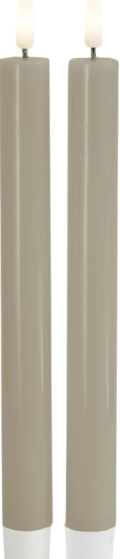 Sirius Stearinlys|Led Stearinlys > Sille Kronelys LED 2 stk. Ø2/H25 cm,