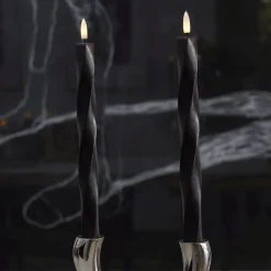 Discount Sille Nordic Sculpture Kronelys Twist LED 2 stk. ?2,4/H26 cm, Stearinlys|Led Stearinlys