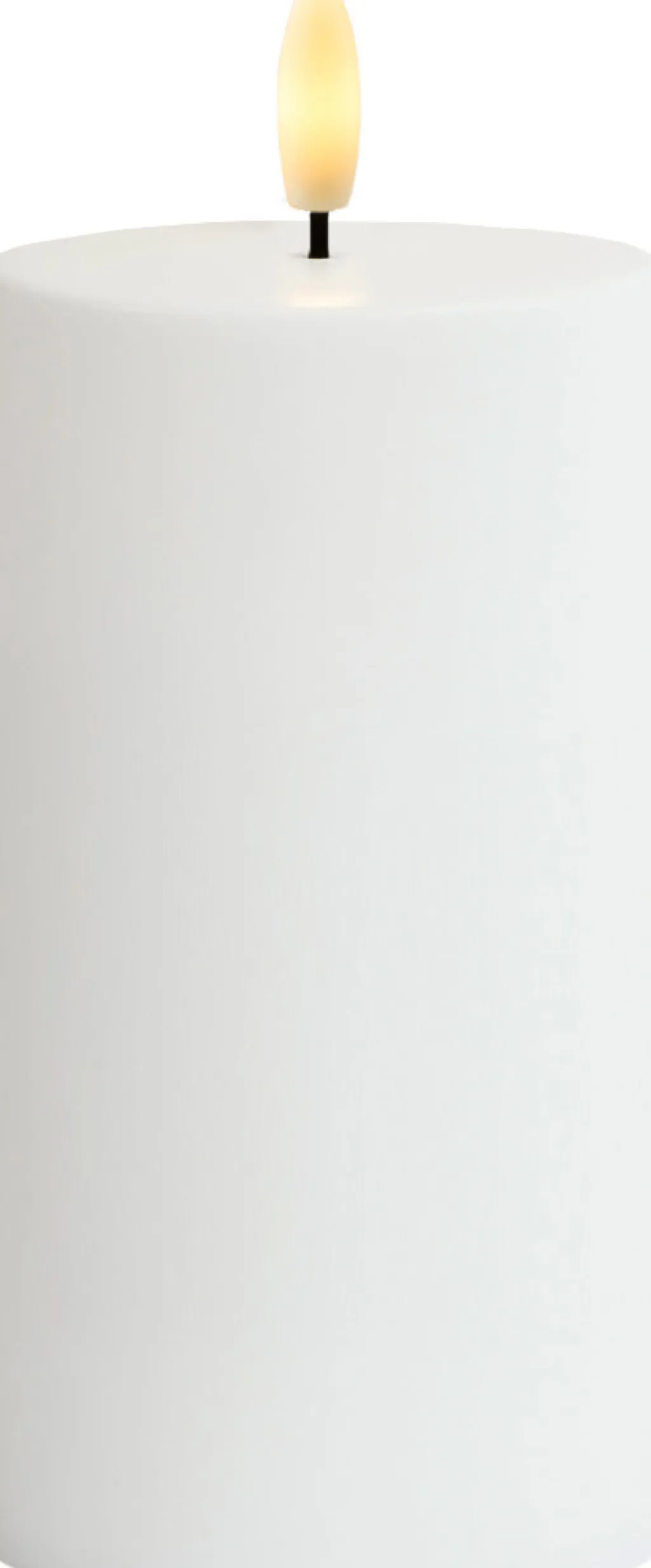 Sirius Stearinlys|Led Stearinlys > Sille Solar Bloklys LED Ø7,5/H, Hvid