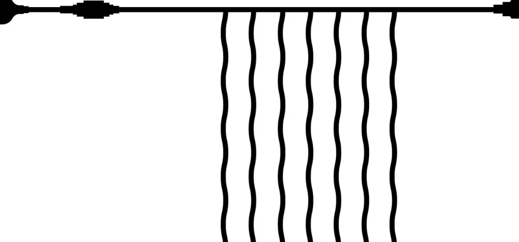 Online Tech Line Lysgardin 1,5 x 2 m, Varm Hvid Udendørs Lyskæder
