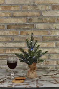 Sale Sirius Bella Juletræ LED H30 cm, Grøn/Multi