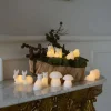 Clearance Sirius Edda Lysdekoration Ræv LED 2 stk. H12,4 cm, Hvid