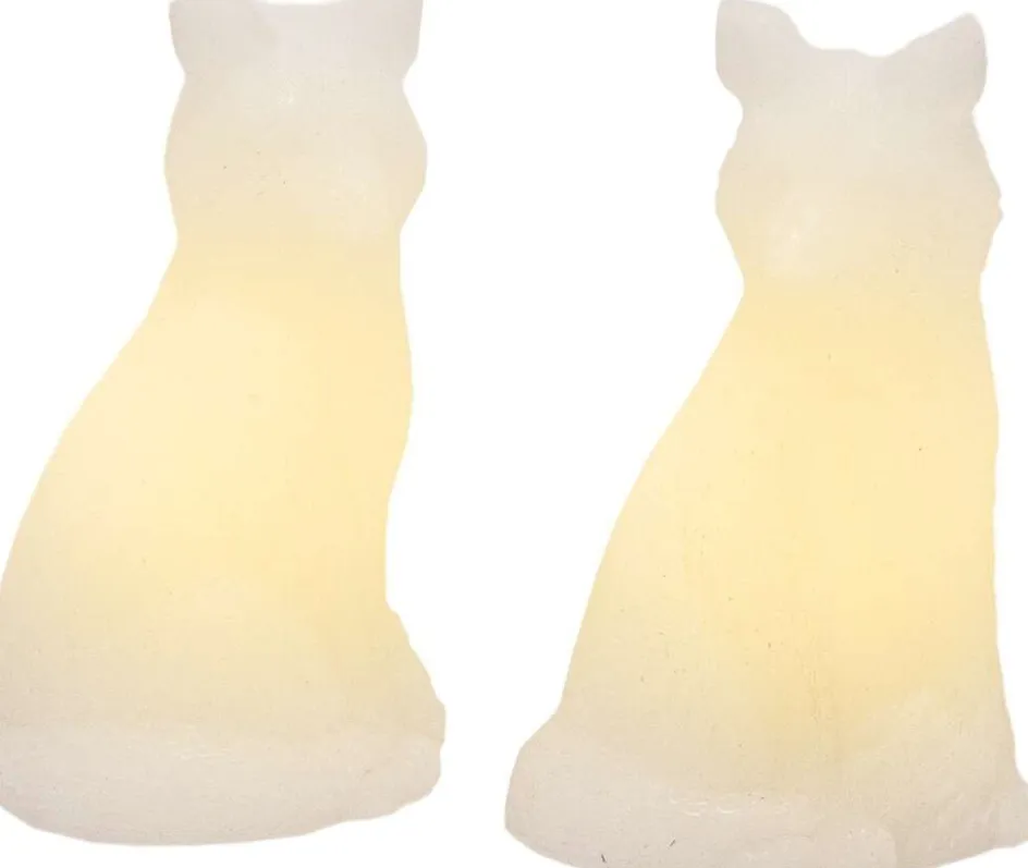 Clearance Sirius Edda Lysdekoration Ræv LED 2 stk. H12,4 cm, Hvid