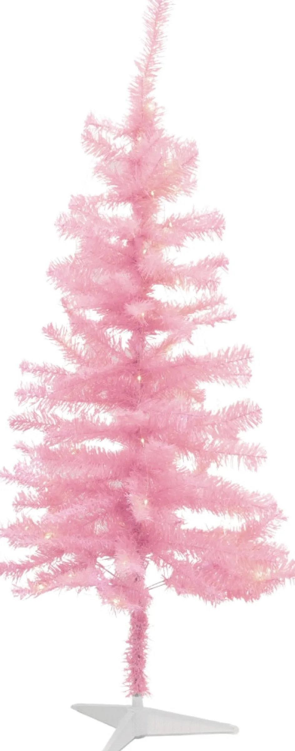 Online Sirius Happy Juletræ LED H120 cm, Pink