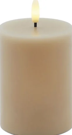 New Sille Bloklys LED ?7,5/H, Stearinlys|Led Stearinlys
