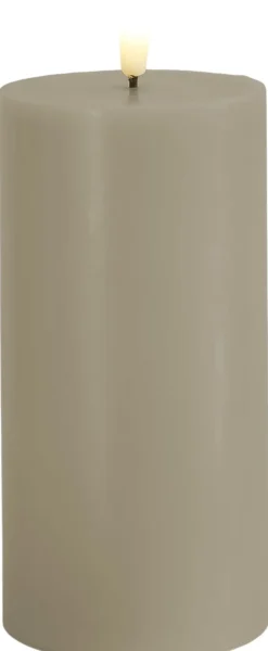 Discount Sirius Sille Bloklys LED Ø7,5/H, Warm Grey