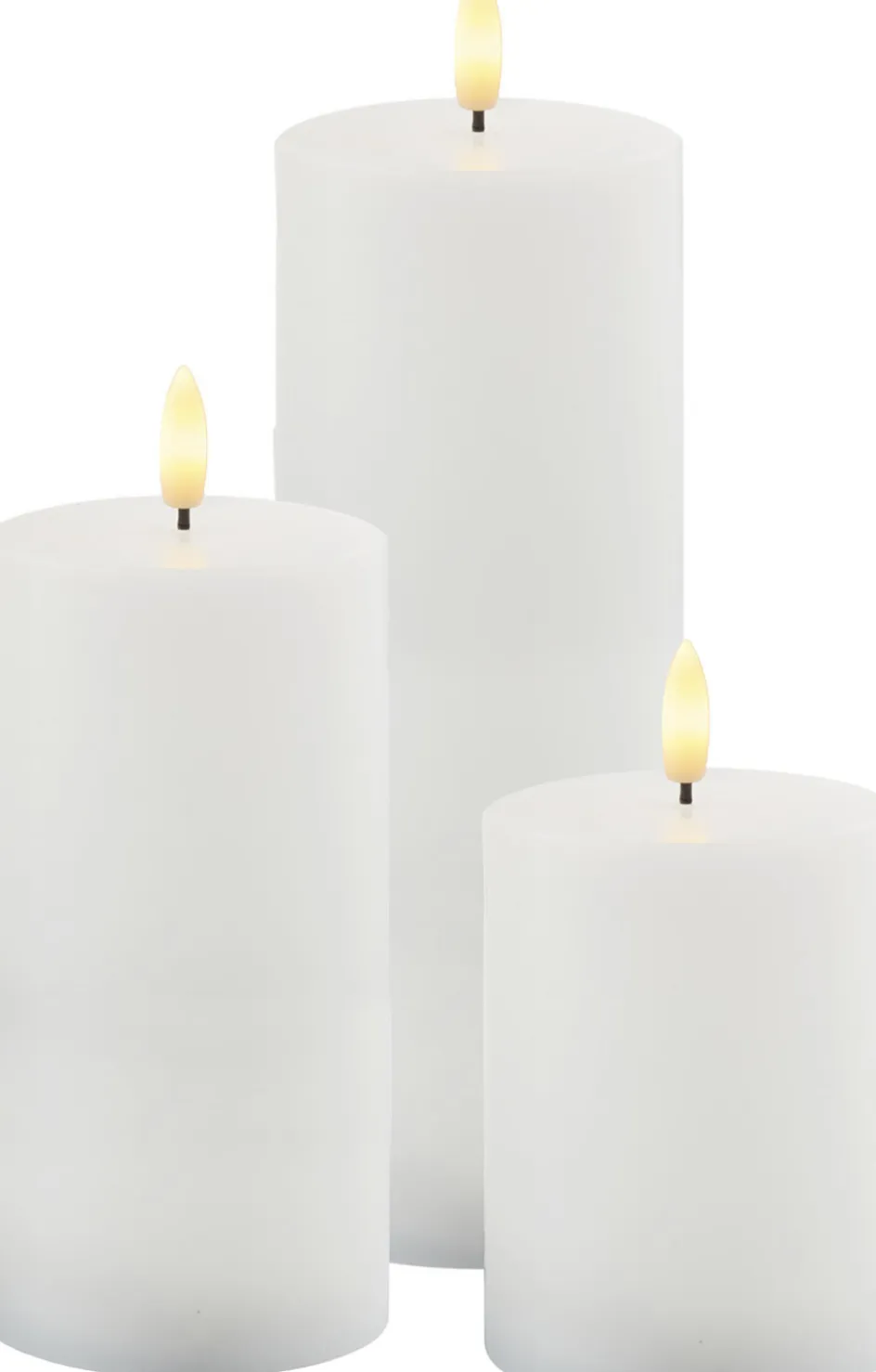 Sale Sirius Sille Bloklys LED Udendørs 3 stk, Hvid