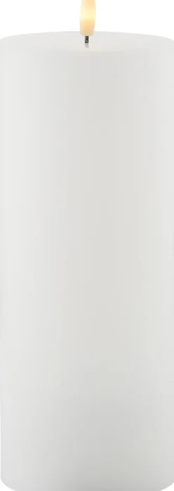 Hot Sirius Sille Genopladeligt Bloklys LED H, Hvid