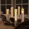 Outlet Sirius Sille Kalenderlys Ø5 cm, Hvid/Guld/Sølv