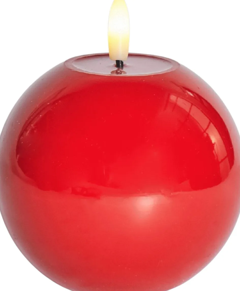 Hot Sirius Sille Kuglelys LED Ø9/H10 cm, Rød