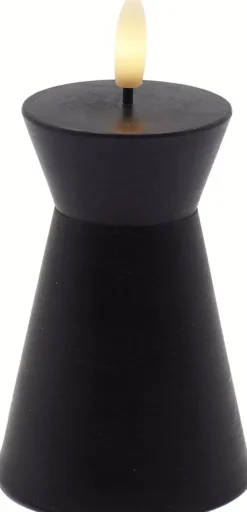 Online Sirius Sille Nordic Sculpture Bloklys Kegle LED ?6,7/H10 cm, Sort