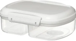 Best Sistema Bake It Split Opbevaringsboks 630 ml, Hvid
