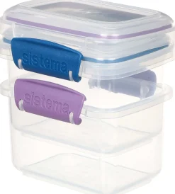 Klip It Opbevaringsboks , Ocean Blue/Misty Purple Opbevaring Til Køkkenet|Madopbevaring