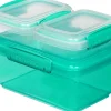 New Klip It Opbevaringsbokse 3 stk, Minty Teal Opbevaring Til Køkkenet|Madopbevaring