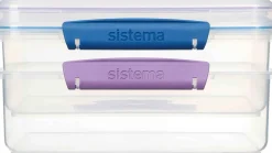 Klip It Opbevaringsboks , Ocean Blue/Misty Purple Opbevaring Til Køkkenet|Madopbevaring