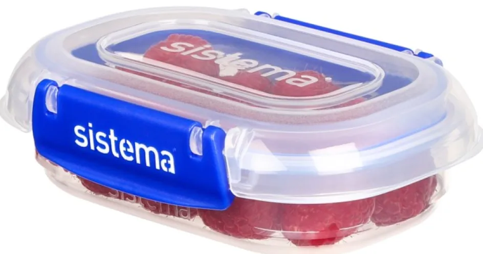 Sistema Klip It Plus Opbevaringsboks , Blå