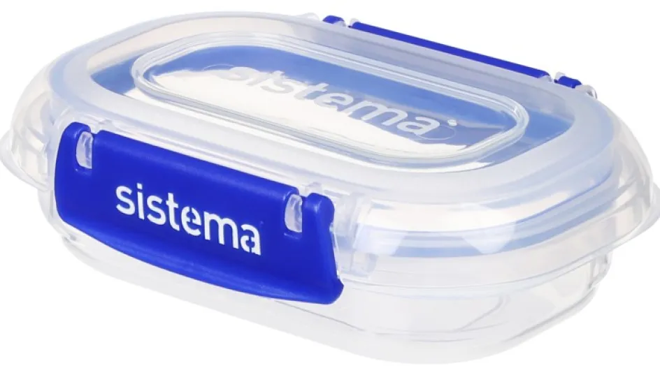 Sistema Klip It Plus Opbevaringsboks , Blå
