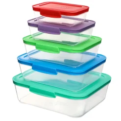 Outlet Nest It Meal Prep Opbevaringsbokse 5 stk, Multifarvet Opbevaring Til Køkkenet|Madopbevaring