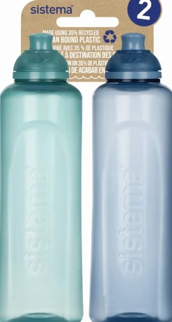 Sistema Termoflasker Og Drikkedunke|Opbevaring Til Køkkenet > Ocean Bound Drikkedunk 2 stk. 480 ml, Teal Stone/Mountain Blue