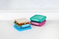 Online Sandwich Box 3 stk. 450 ml Opbevaring Til Køkkenet|Madopbevaring