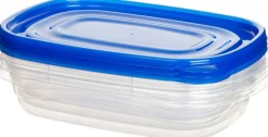 Best Take Alongs Opbevaringsboks 3 stk. 950 ml, Royal Blue Opbevaring Til Køkkenet|Madopbevaring