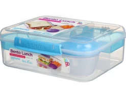 Online To Go Bento Boks 1,65 L, Blå Opbevaring Til Køkkenet