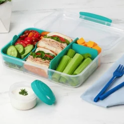 Best To Go Bento Create Madkasse 2 stk. 1,48 L, Minty Teal Opbevaring Til Køkkenet|Madkasser Og -Poser