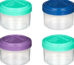 Sistema Opbevaring Til Køkkenet|Madkasser Og -Poser > To Go Dressing 4 stk. 35 ml, Minty Teal