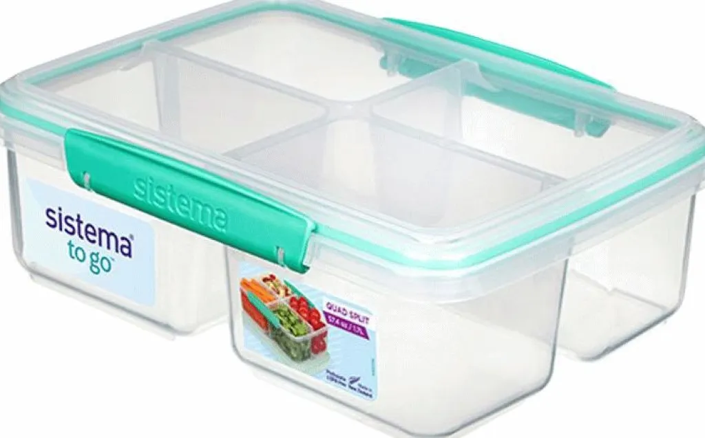 Sistema Opbevaring Til Køkkenet|Madkasser Og -Poser > To Go Madkasse 1,7 L, Minty Teal