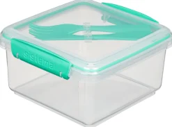 Hot Sistema To Go Madkasse m. Bestik 1,2 L, Minty Teal