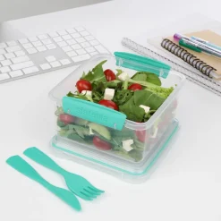 Hot Sistema To Go Madkasse m. Bestik 1,2 L, Minty Teal